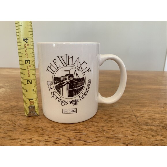 The Wharf Hot‎ Springs National Park Arkansas Coffee Mug Cup Tea ~ New! Vintage - Picture 6 of 7
